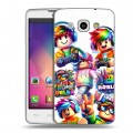 Дизайнерский пластиковый чехол для LG L60 Roblox Роблокс