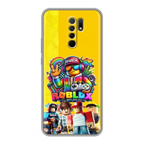 Дизайнерский силиконовый чехол для Xiaomi RedMi 9 Roblox Роблокс