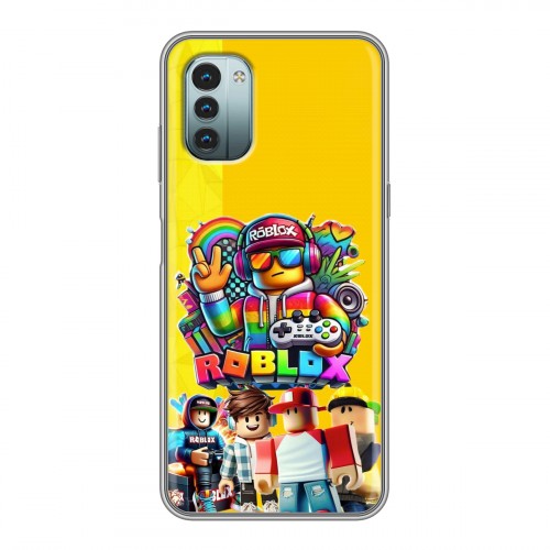 Дизайнерский силиконовый чехол для Nokia G11 Roblox Роблокс