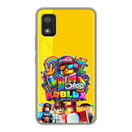 Дизайнерский силиконовый чехол для Itel A17 Roblox Роблокс