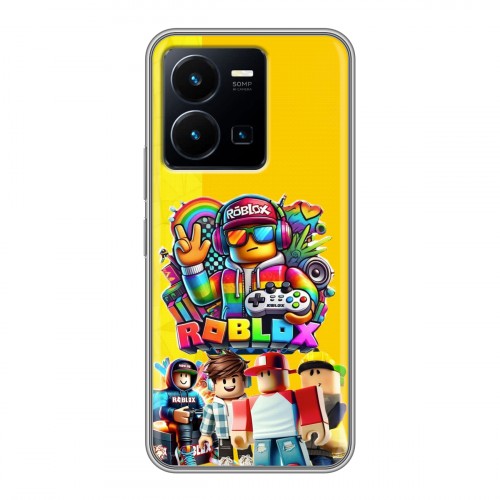 Дизайнерский силиконовый чехол для Vivo Y35 Roblox Роблокс