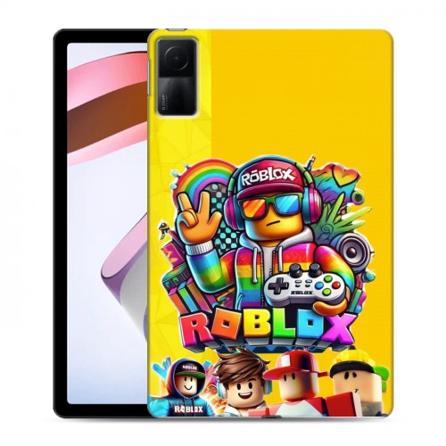 Дизайнерский силиконовый чехол для Xiaomi RedMi Pad Roblox Роблокс