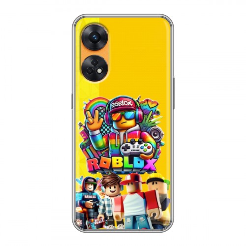 Дизайнерский силиконовый чехол для OPPO Reno8 T Roblox Роблокс