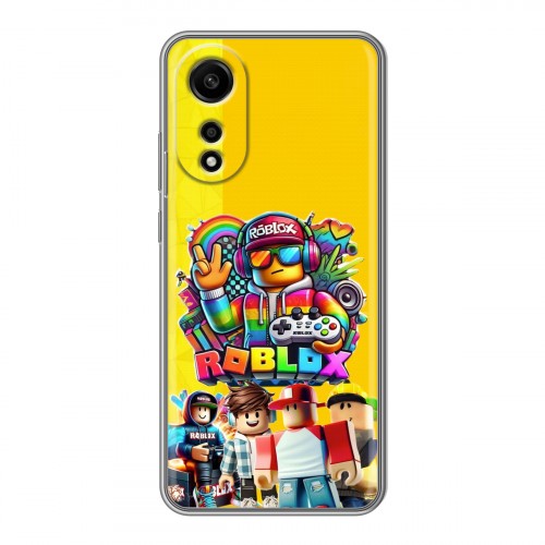Дизайнерский силиконовый чехол для OPPO A78 4G Roblox Роблокс