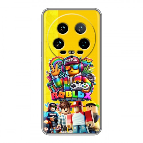 Дизайнерский пластиковый чехол для Xiaomi 14 Ultra Roblox Роблокс