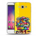 Дизайнерский пластиковый чехол для LG L60 Roblox Роблокс
