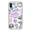 Дизайнерский силиконовый чехол для Iphone x10 Y2K