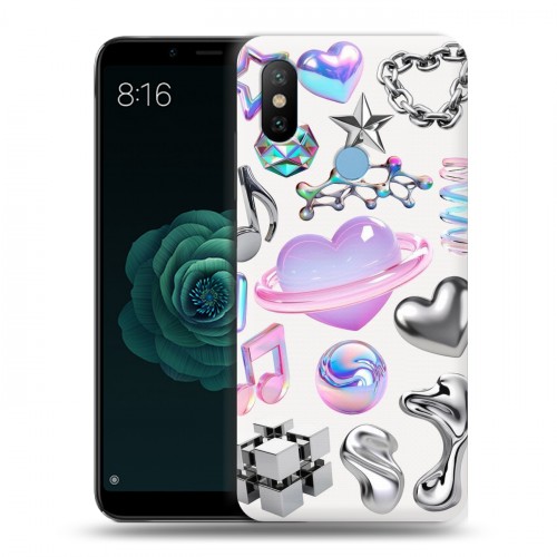 Дизайнерский силиконовый чехол для Xiaomi Mi A2 Y2K
