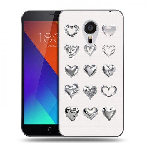 Дизайнерский пластиковый чехол для Meizu MX5 Y2K сердечки