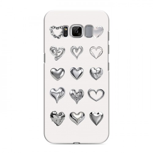 Дизайнерский силиконовый чехол для Samsung Galaxy S8 Y2K сердечки