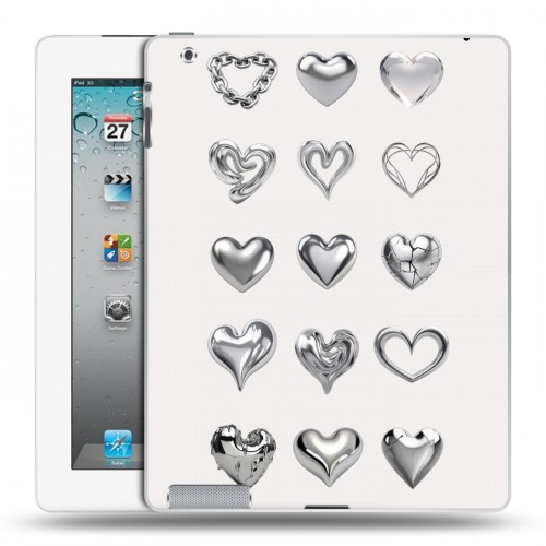 Дизайнерский пластиковый чехол для Ipad 2/3/4 Y2K сердечки