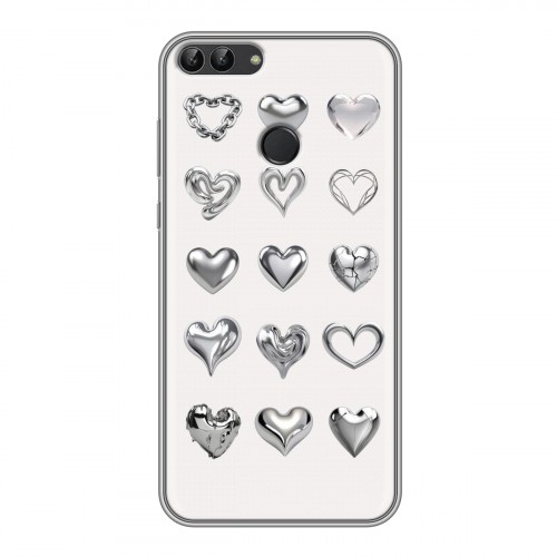 Дизайнерский силиконовый чехол для Huawei P Smart Y2K сердечки