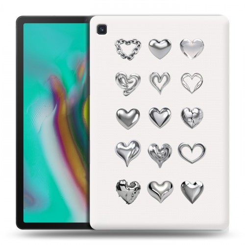 Дизайнерский силиконовый чехол для Samsung Galaxy Tab S5e Y2K сердечки