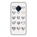 Дизайнерский силиконовый чехол для Vivo V17 Y2K сердечки