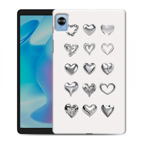 Дизайнерский силиконовый чехол для Realme Pad Mini Y2K сердечки