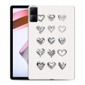 Дизайнерский силиконовый чехол для Xiaomi RedMi Pad Y2K сердечки