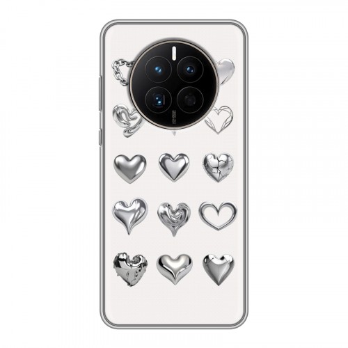Дизайнерский силиконовый с усиленными углами чехол для Huawei Mate 50 Y2K сердечки