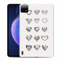 Дизайнерский силиконовый чехол для Xiaomi Pad 6 Y2K сердечки