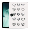 Дизайнерский силиконовый чехол для OnePlus Pad Y2K сердечки