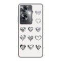 Дизайнерский силиконовый чехол для OnePlus Nord N30 SE 5G Y2K сердечки