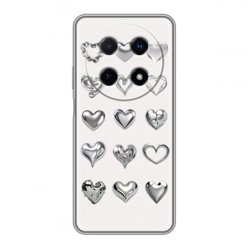 Дизайнерский пластиковый чехол для Huawei Nova 12i Y2K сердечки