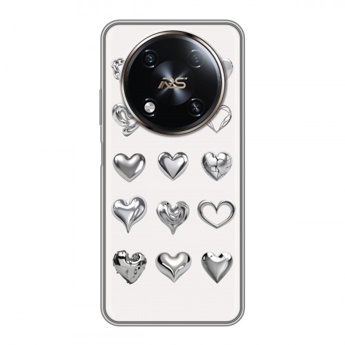 Дизайнерский силиконовый чехол для Itel RS4 Y2K сердечки