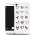 Дизайнерский пластиковый чехол для Lenovo S90 Y2K сердечки
