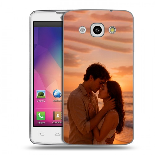 Дизайнерский пластиковый чехол для LG L60 Пользовательский 2