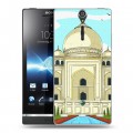 Дизайнерский пластиковый чехол для Sony Xperia S Столичные зарисовки