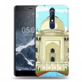 Дизайнерский пластиковый чехол для Nokia 5.1 Столичные зарисовки