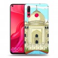 Дизайнерский пластиковый чехол для Huawei Nova 4 Столичные зарисовки