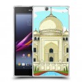 Дизайнерский пластиковый чехол для Sony Xperia Z Ultra  Столичные зарисовки