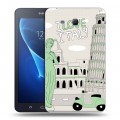 Дизайнерский силиконовый чехол для Samsung Galaxy Tab A 7 (2016) Столичные зарисовки
