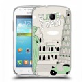 Дизайнерский пластиковый чехол для Samsung Galaxy Core Столичные зарисовки