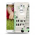 Дизайнерский пластиковый чехол для LG Optimus G2 mini Столичные зарисовки