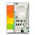 Дизайнерский силиконовый чехол для Xiaomi Mi Note Столичные зарисовки