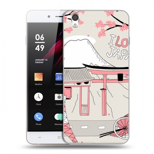Дизайнерский пластиковый чехол для OnePlus X Столичные зарисовки
