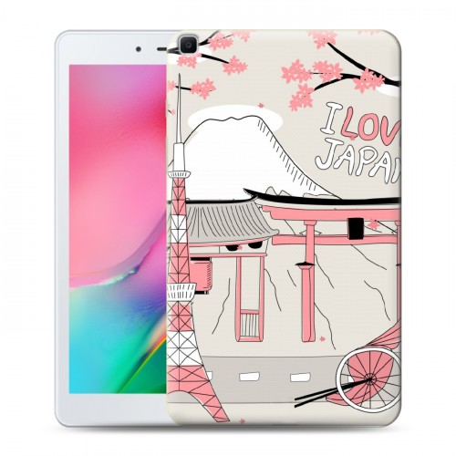 Дизайнерский силиконовый чехол для Samsung Galaxy Tab A 8.0 (2019) Столичные зарисовки