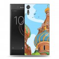 Дизайнерский пластиковый чехол для Sony Xperia XZs Столичные зарисовки