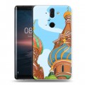 Дизайнерский пластиковый чехол для Nokia 8 Sirocco Столичные зарисовки