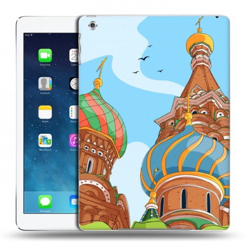 Дизайнерский силиконовый чехол для Ipad Air Столичные зарисовки