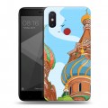 Дизайнерский силиконовый чехол для Xiaomi Mi8 SE Столичные зарисовки