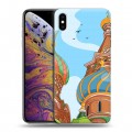 Дизайнерский силиконовый чехол для Iphone Xs Max Столичные зарисовки