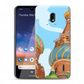 Дизайнерский пластиковый чехол для Nokia 2.2 Столичные зарисовки