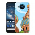 Дизайнерский силиконовый чехол для Nokia 8.3 Столичные зарисовки