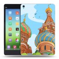 Дизайнерский силиконовый чехол для Xiaomi MiPad Столичные зарисовки