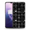 Дизайнерский пластиковый чехол для OnePlus 7 Совиные узоры