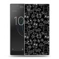 Дизайнерский пластиковый чехол для Sony Xperia L1 Совиные узоры