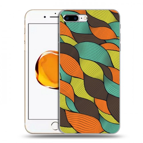 Дизайнерский силиконовый чехол для Iphone 7 Plus / 8 Plus Яркие волны
