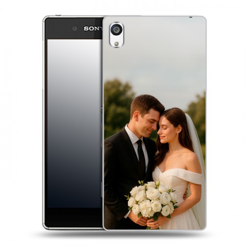 Дизайнерский пластиковый чехол для Sony Xperia E5 со своим фото